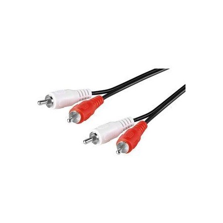 goobay AVK 128-0050 Audiokabel Sort